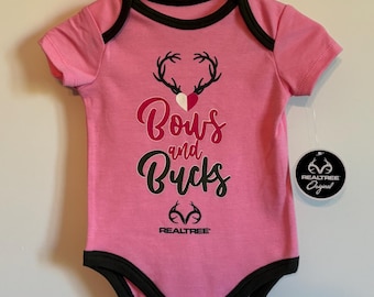 Infant Girls Realtree Onesies CHOOSE From