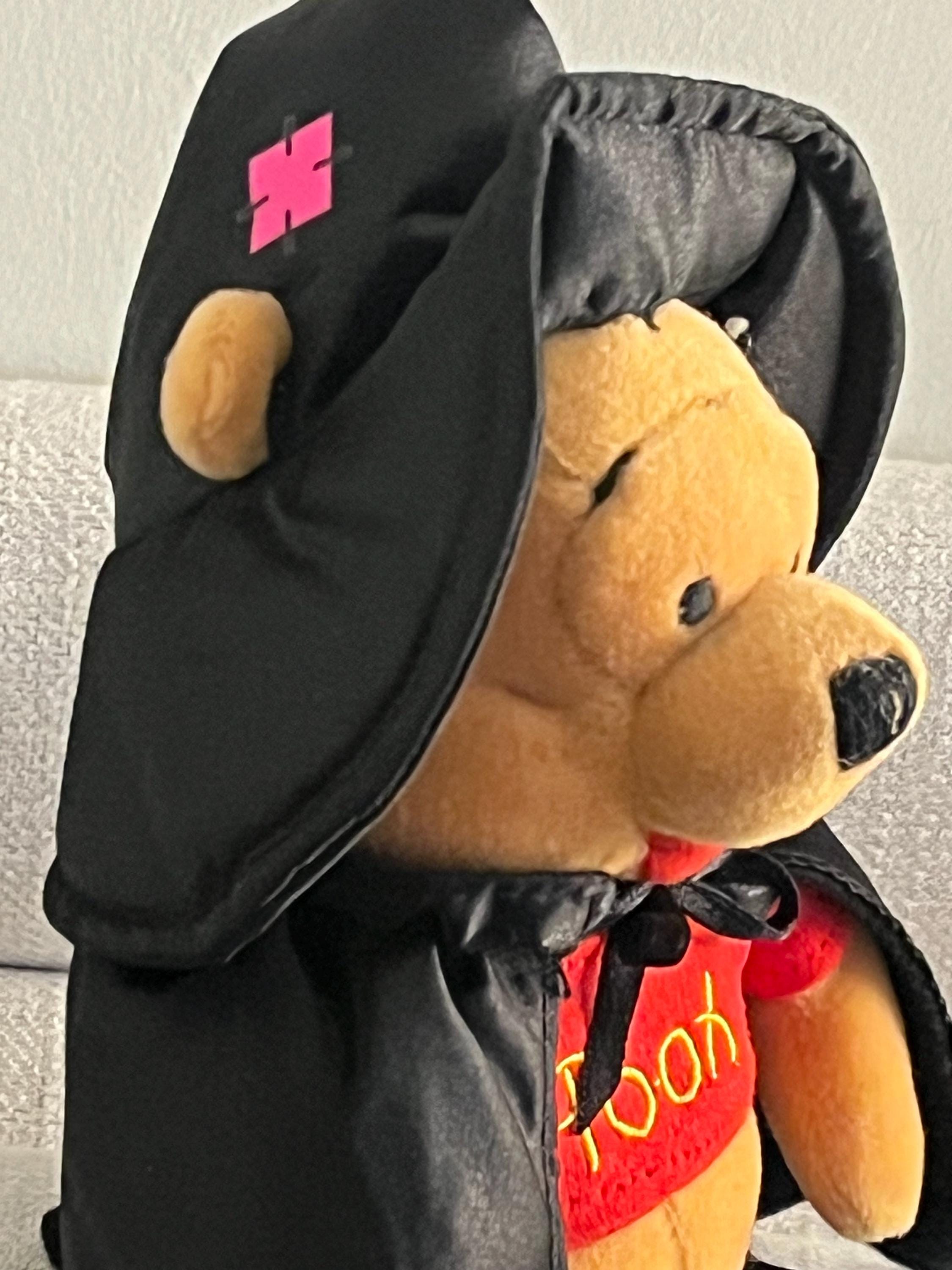 Vintage 8” Halloween Witch Pooh Bear Boo 2000 Halloween Toys Cute
