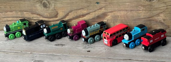 ビンテージきかんしゃトーマス木製列車 選択: - Etsy 日本