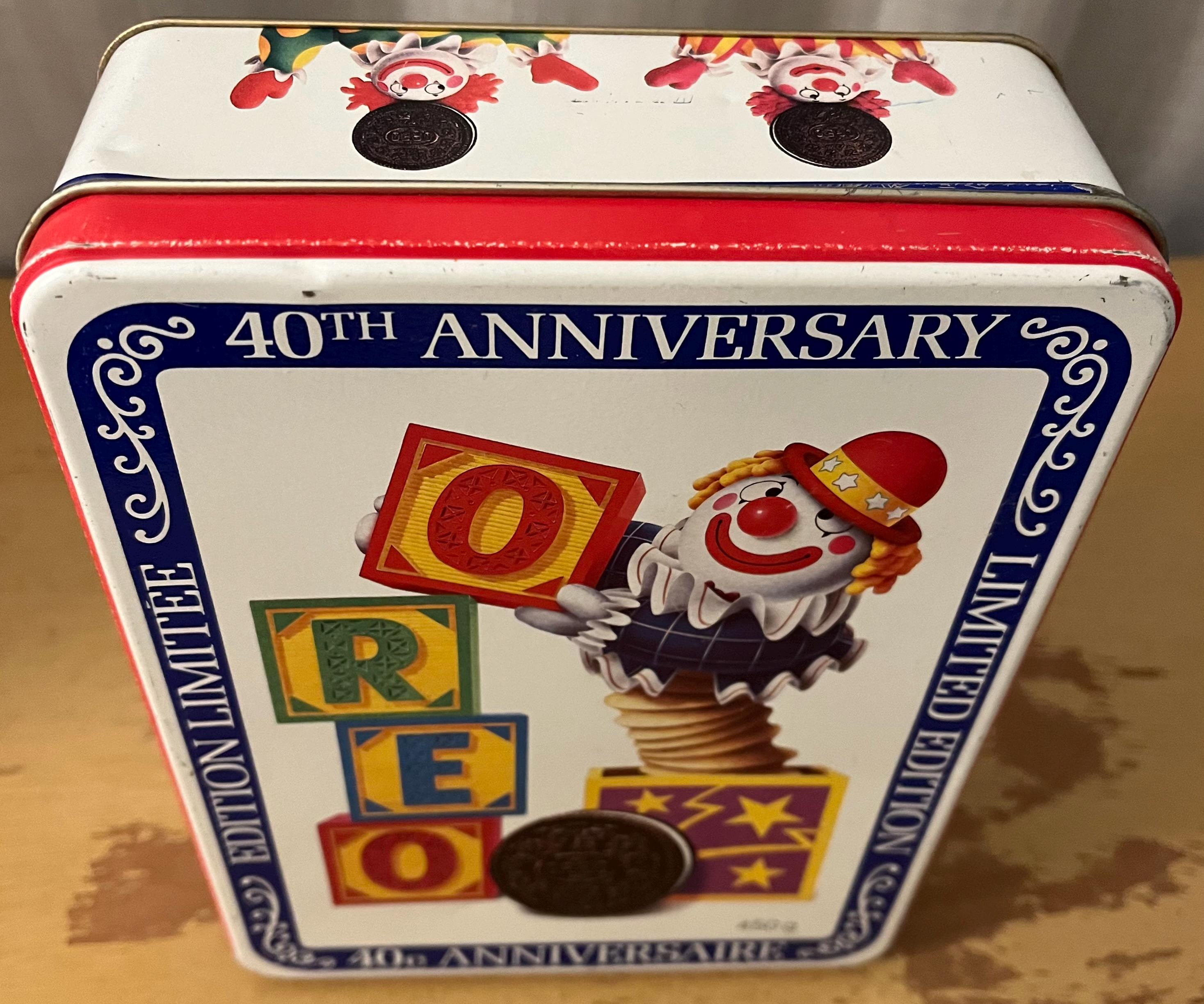 Vintage OREO 40th Anniversary Limited Edition Tin - Etsy