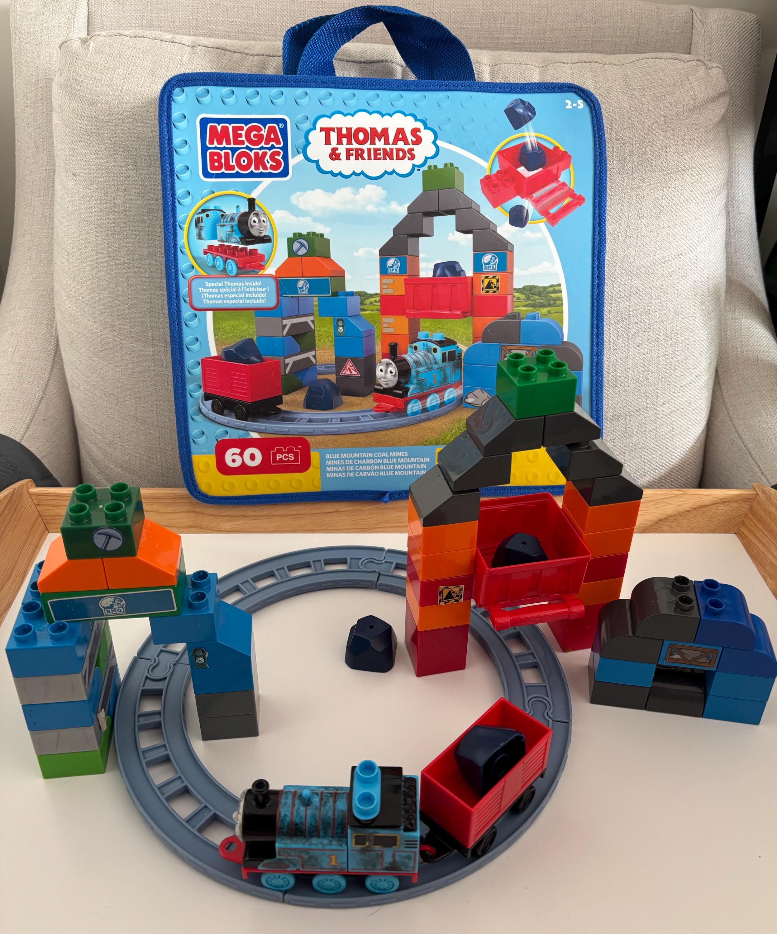 Thomas and Friends Mega Bloks Blue Mountain Coal Mine Ages 2-5 60
