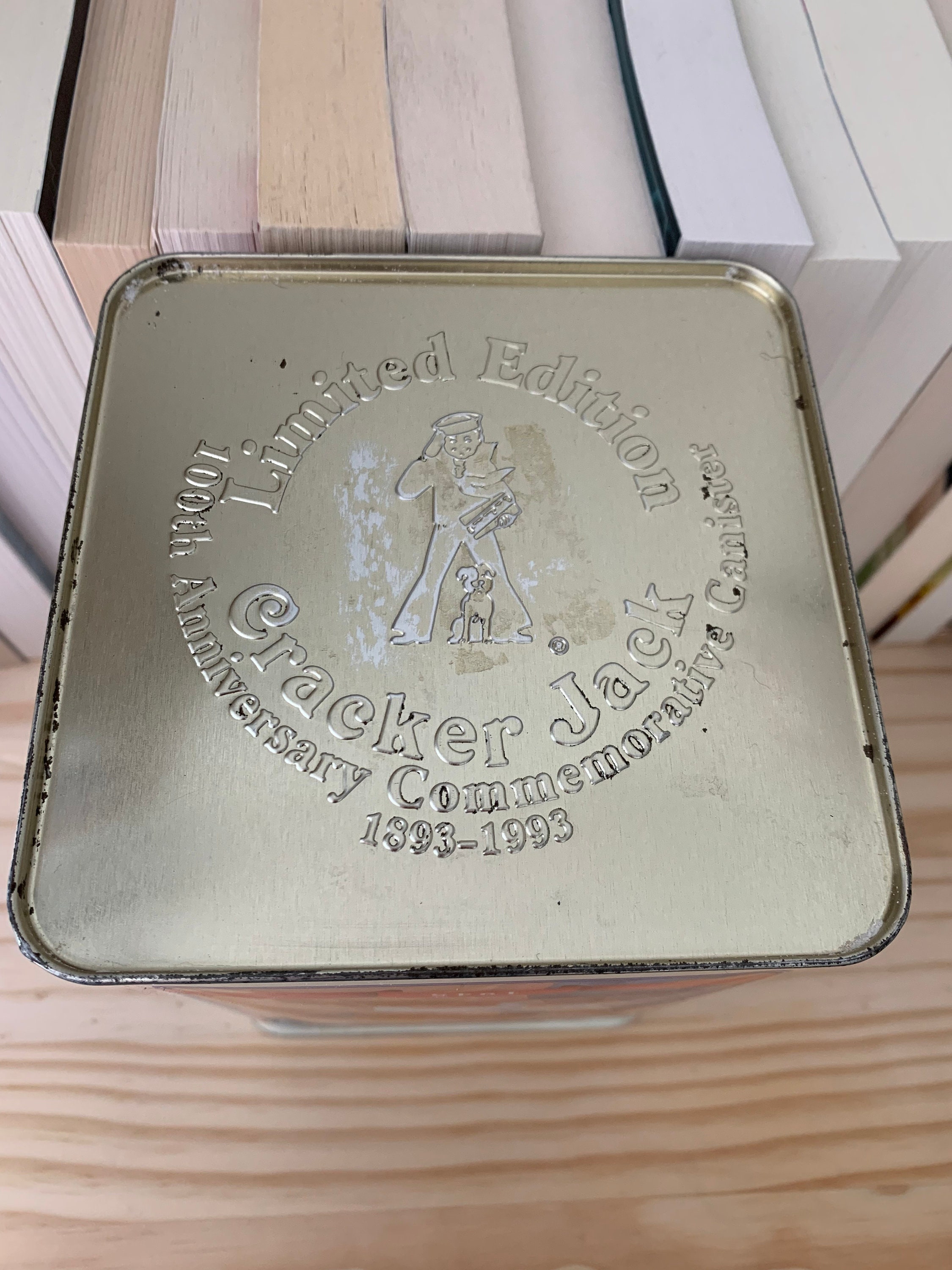 アンティーク缶　ヴィンテージ缶　大サイズ② Cracker Jack Vintage Cracker Jack Tin for sale | eBay