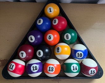 No.5 ミニチュア ビリヤード ボール オレンジ ファイブ V