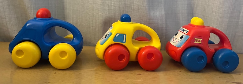 Vintage 1989 Shelcore Grab-n-go Vehicles. Choose Between Police Car ...
