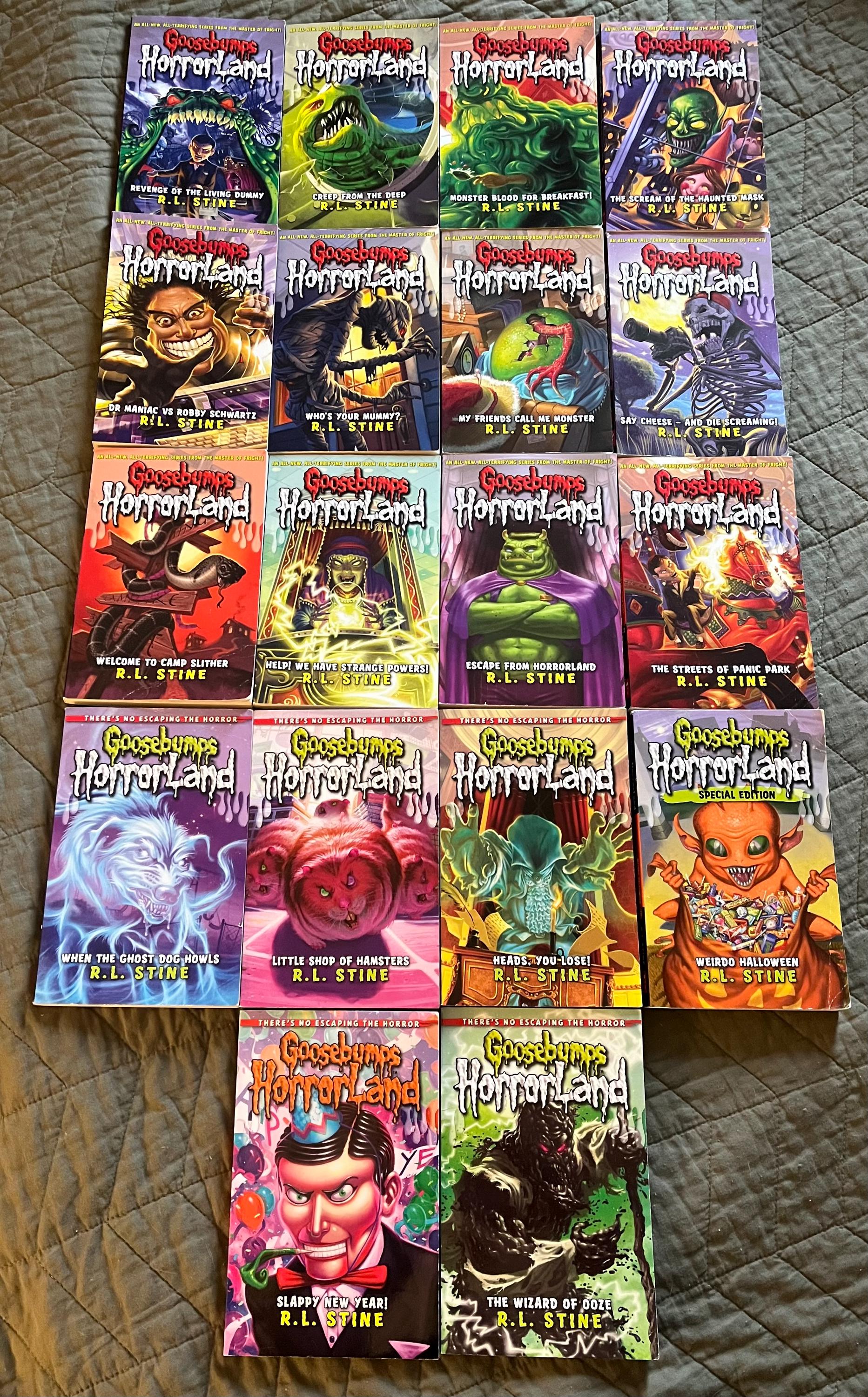 Goosebumps Horrorland Series Books by R.L. Stein 1-18 Including Special ...