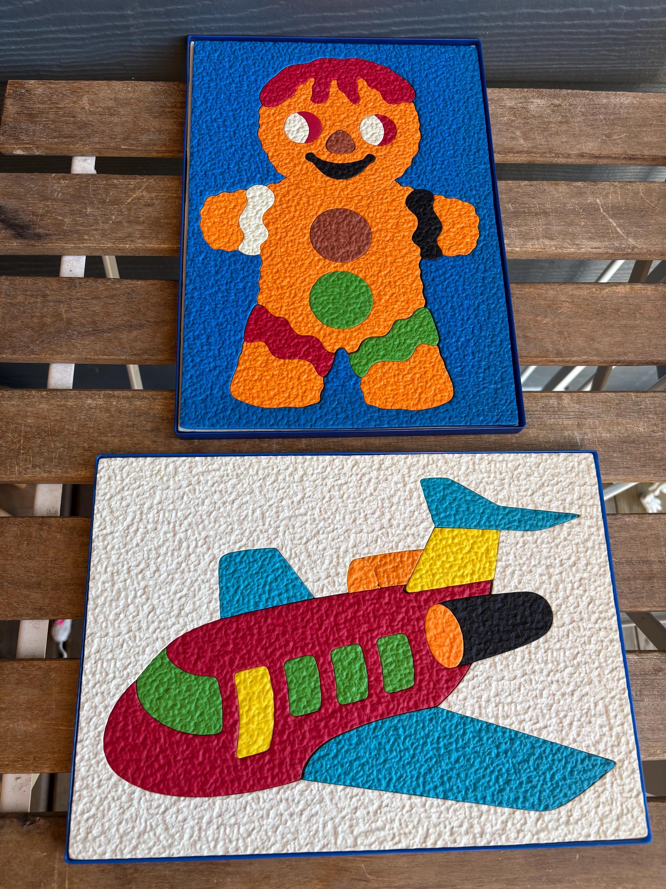 Vintage Lauri 1987 Crepe Rubber Puzzle in Plastic Tray With