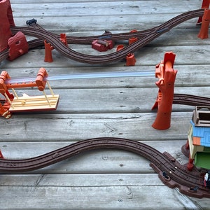 Thomas the Tank Engine Trackmasters Zip Zoom and Logging Adventure set Pretend Play Train Track fun Motorized Fisher Price Toys 2010