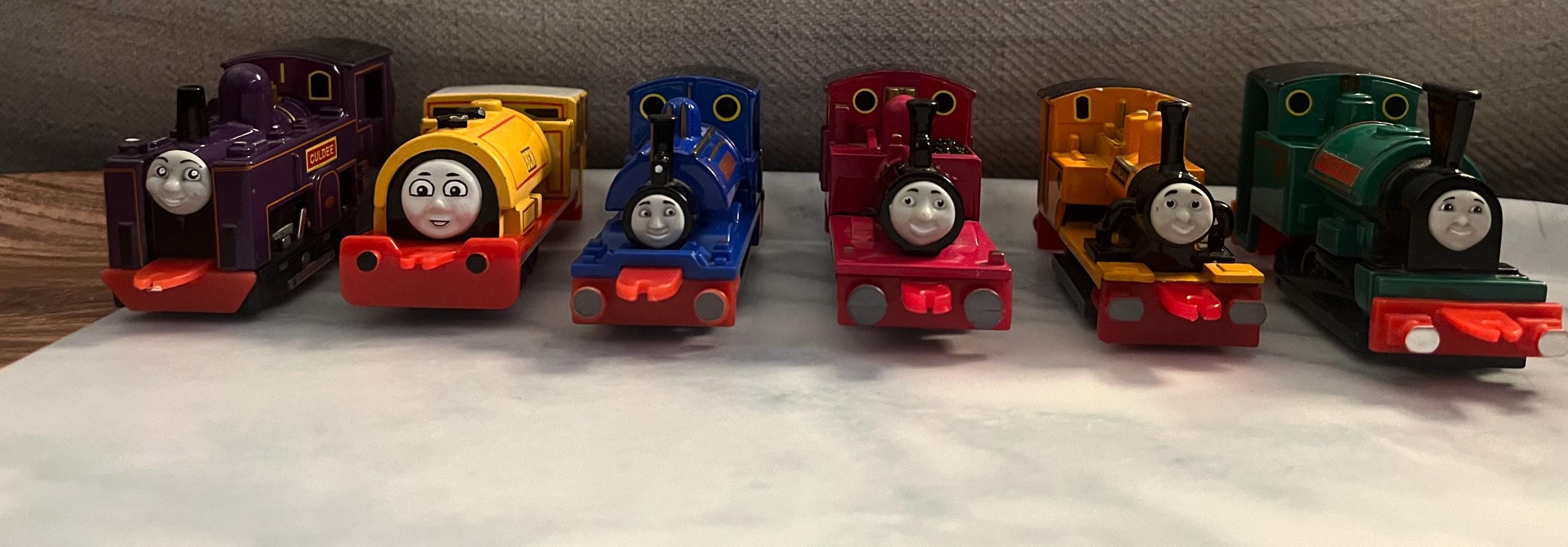 Vintage Thomas and Friends 1990's Metal Train Engines ERTL 6 to