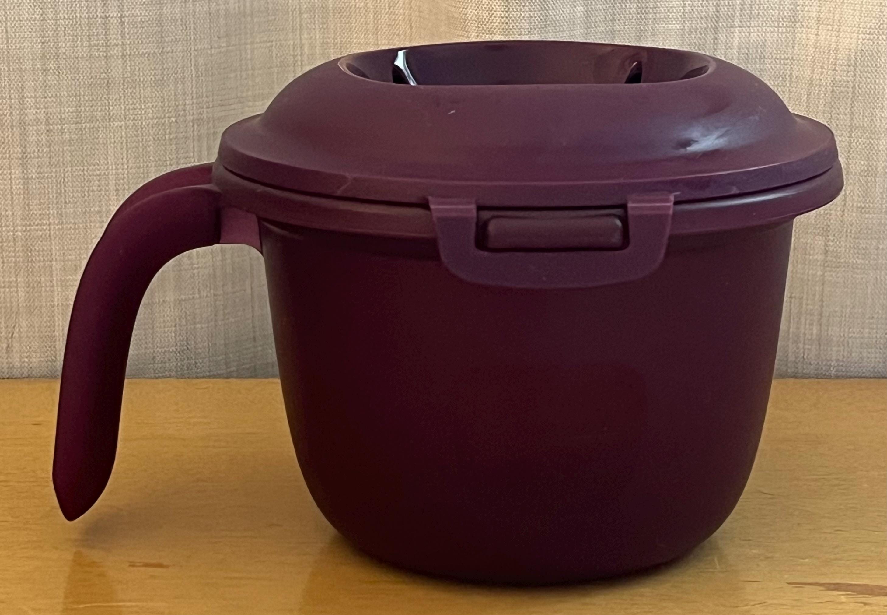 Tupperware Purple Rice Cooker 6972A, 550 Ml, With Foam Catcher