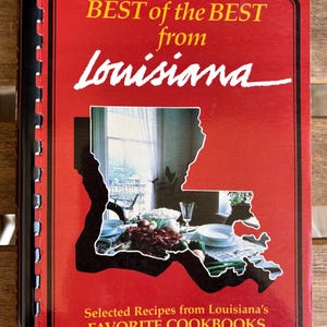 Vintage 1988 Cookbook Best of the Best From Louisiana 286 Pages