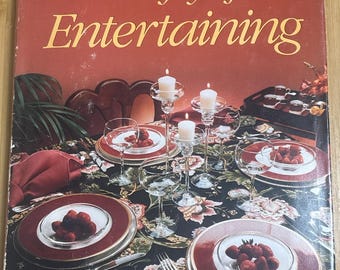 The Joy of Entertaining by Virginia Colton Cookbook 1983