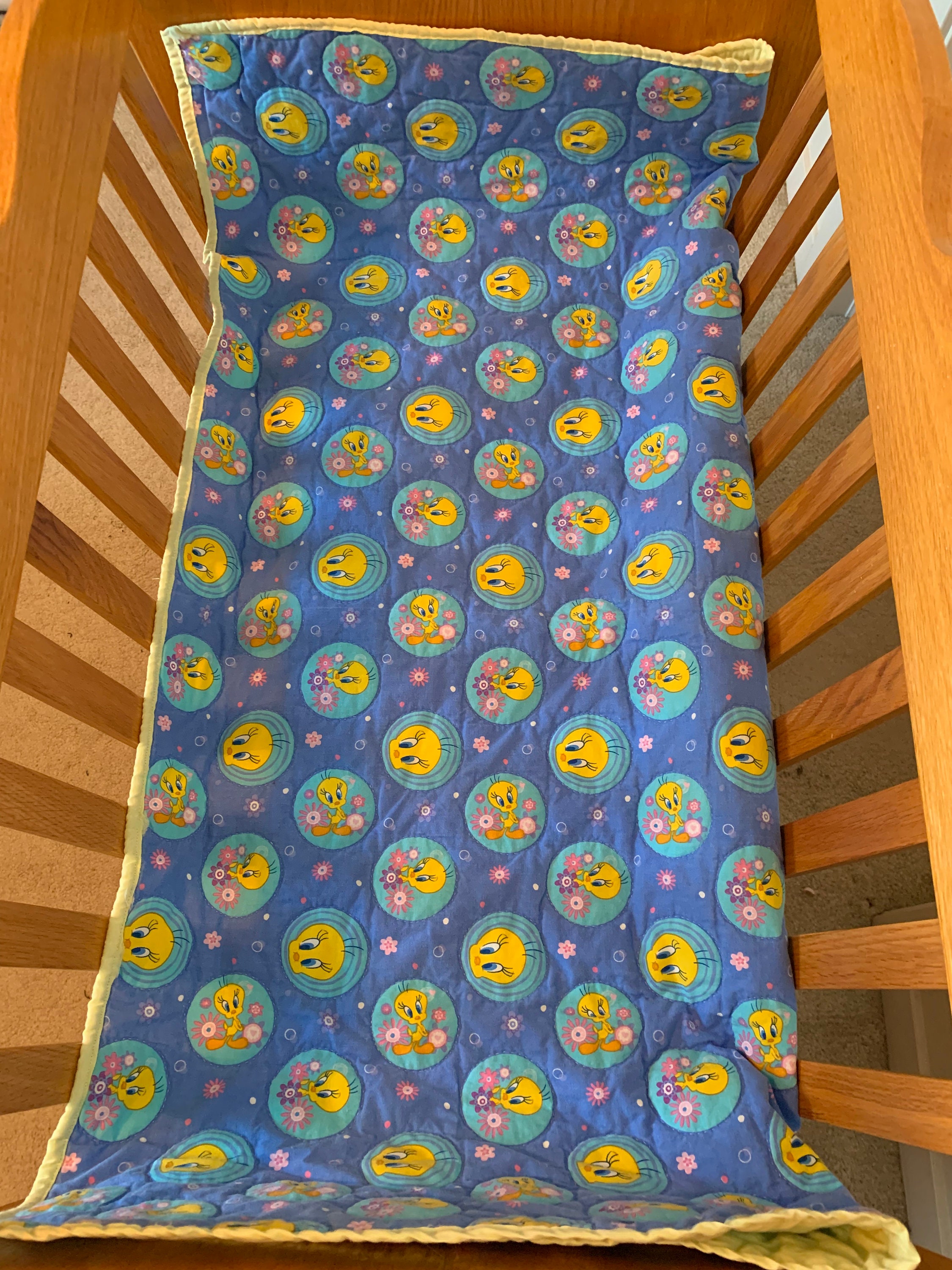 ヴィンテージ トゥイーティー ブランケット ヴィンテージ ルーニー・テューンズ トゥイーティーバード