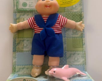 Vintage Cabbage Patch Kids Leah Vanna Mini Bean Bag Doll