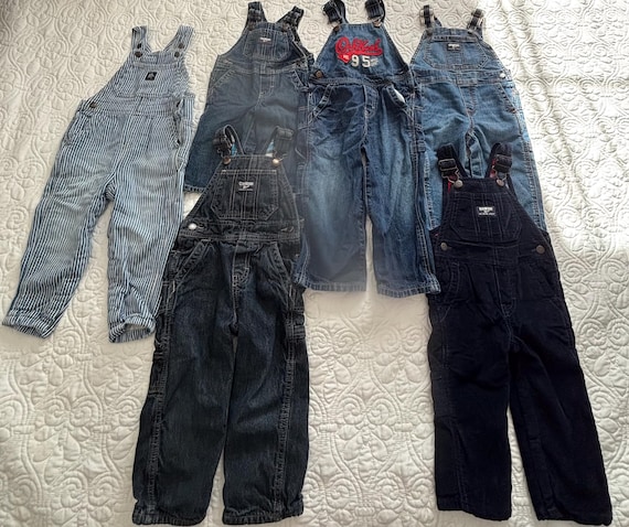 00s ROCAWEAR オーバーオール ヘリンボーン XXL bboy Boys Assorted Blue Osh Kosh Overalls Various Materials Choose From