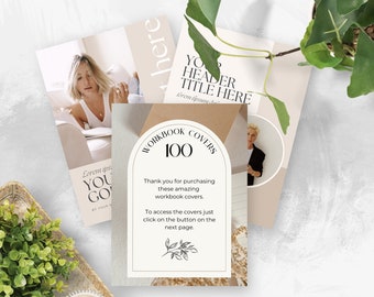 100 Workbook Cover Templates, Canva Templates, Templates for Coaches, Covers for Workbooks, for eBooks, for lead magnets - CSB01