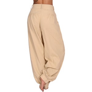 Women's Light Summer Pants Beach Linen Look Harem Aladin Ali Baba Bloomers Pluder 88371 image 4