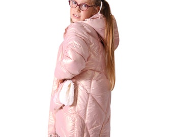 Name It Mädchen Parka M. Fell-Kapuze NMFMOA Dark Sapphire Kaufen