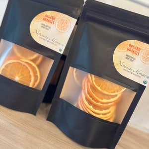 Dried Oranges, Organic, Vegan, Dehydrated