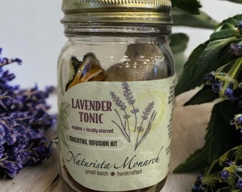 Lavender Tonic - Mocktail Infusion Kit - Organic and Locally Sourced Ingredients