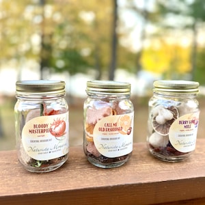 Trifecta Craft Cocktail Infusion Kit – Bio- und lokal bezogene Zutaten – Handgefertigte Northwoods-Waren + Geschenke – Wählen Sie Ihre 3 Favoriten