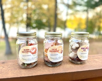 Trio of Handcrafted Cocktail Infusion Kits – Pick 3 Organic + Locally Sourced Flavors