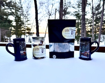 Glögg (Nordic Mulled Wine) Northwoods Handcrafted Cocktail or Mocktail Infusion Jar