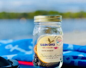 Slalom Sipper - Organic Handcrafted Northwoods Cocktail Infusion Kit - No Sugar Added
