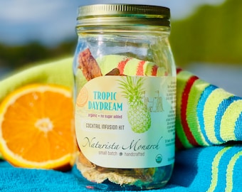 Tropic Daydream - Handcrafted Cocktail Infusion Jar