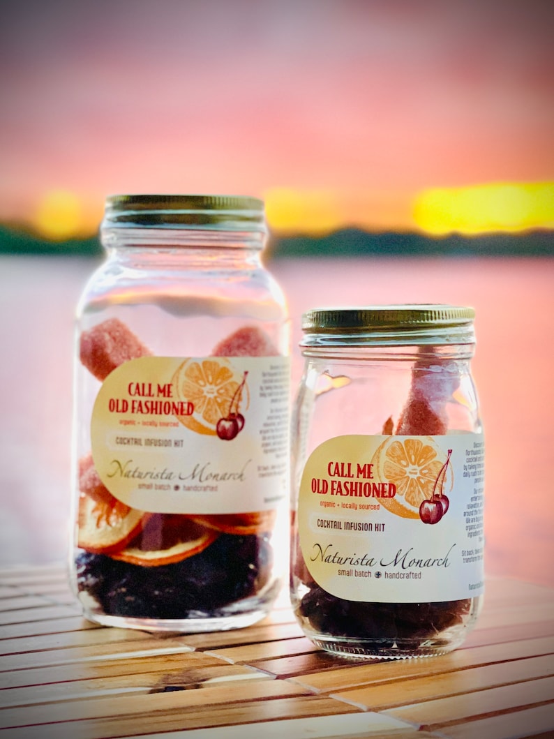Old Fashioned - BEST SELLER - A True Wisconsin Northwoods Cocktail Infusion Kit - Handcrafted - Organic and Locally Sourced Ingredients image 3