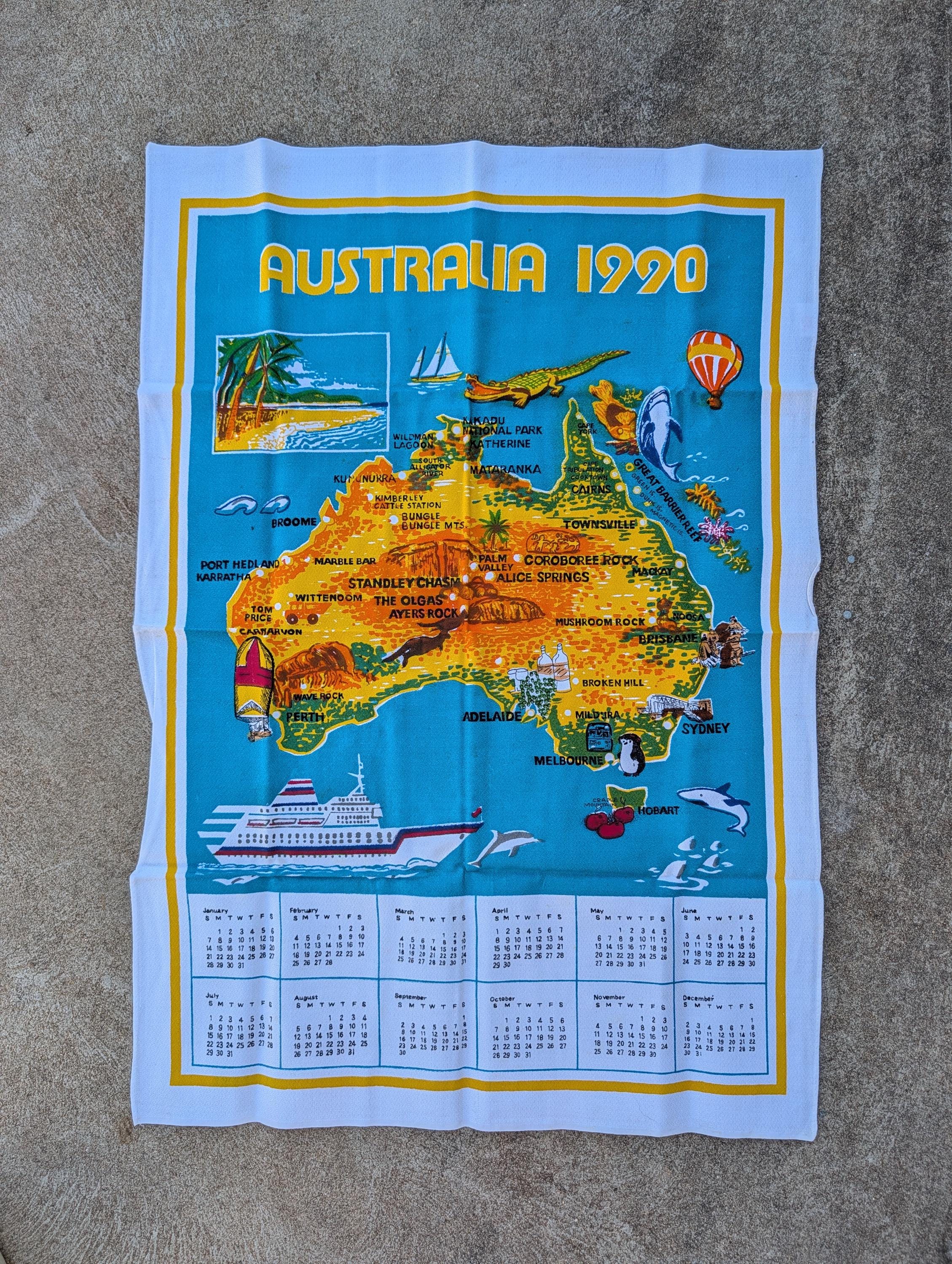 1990 calendar year - Etsy España