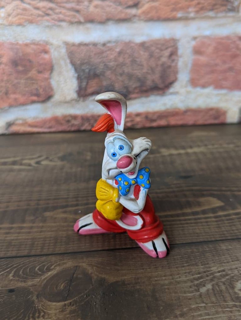 Vintage 80s Disney Roger Rabbit and Baby Herman Plastic - Etsy