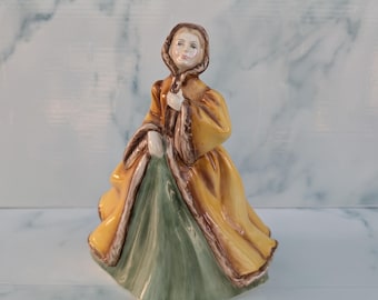 Vintage Royal Doulton HN2919 Rachel Woman in Yellow Dress Large Figurine