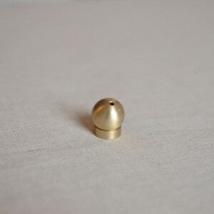 Brass Ball Incense Holder - Uncoated Gold