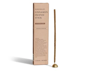 Hand-Rolled Cinnamon Incense Sticks