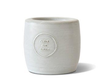 Light Grey Ceramic Aroma Oil & Wax Warmer