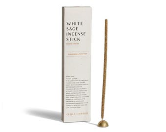 Hand-Rolled White Sage Incense Sticks