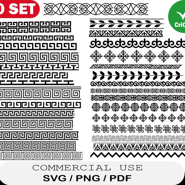Vector Edge Borders - Etsy UK