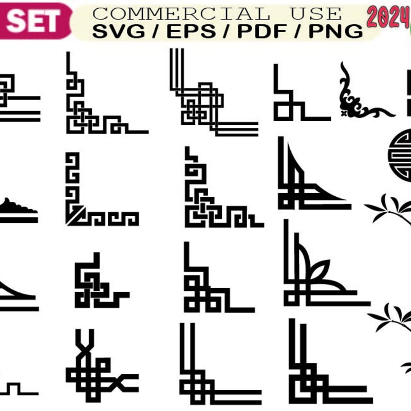 Japanese Corner Svg - Etsy