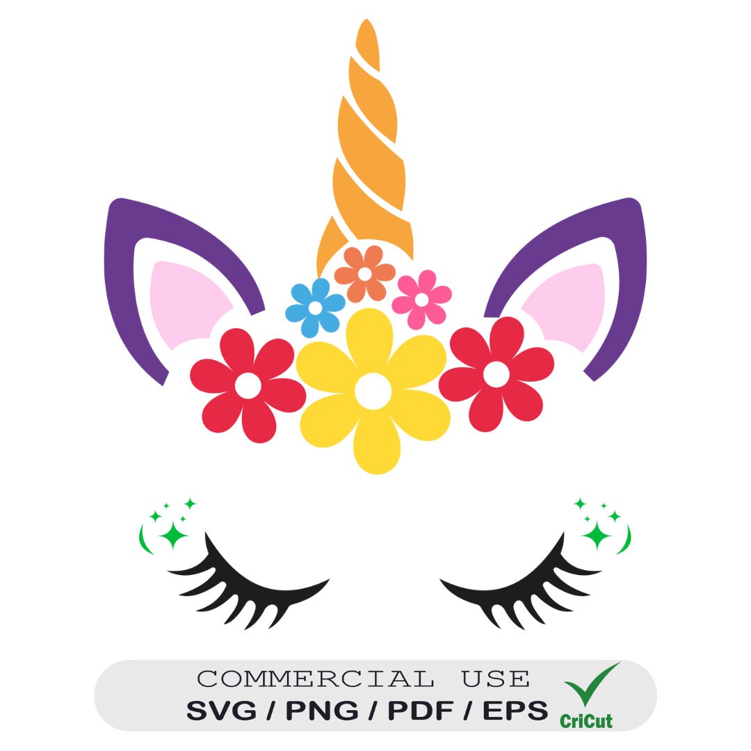 Unicorn Svg, Unicorn Pdf, Unicorn Png, Unicorn Cricut Svg, Unicorn ...