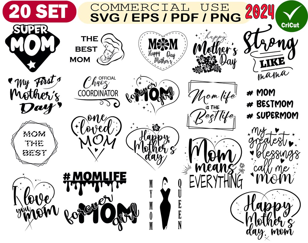 Mothers Day Svg Bundle, Mother Day SVG, Mother's Day SVG, Mother Day ...