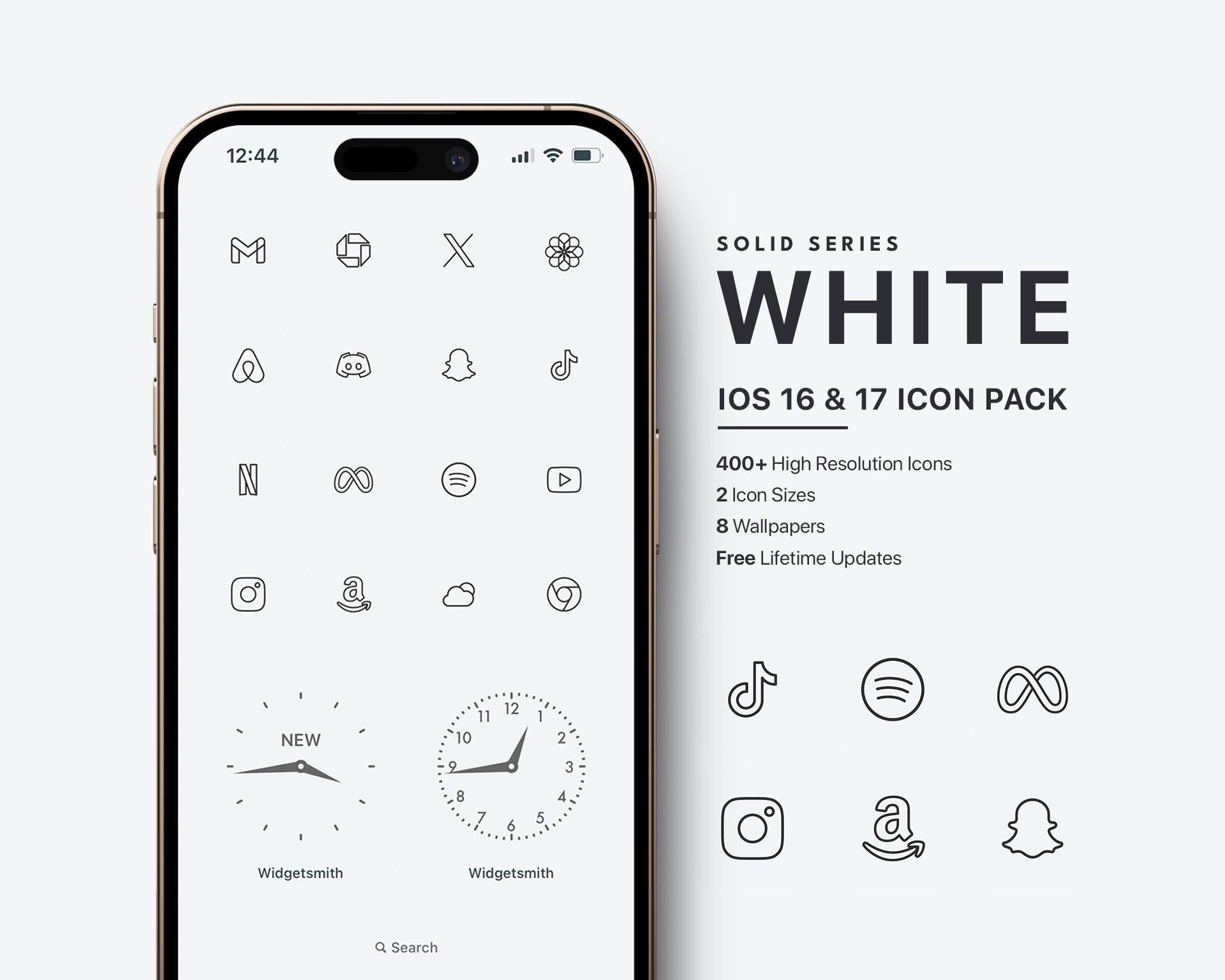 Minimal ios icons - Etsy 日本