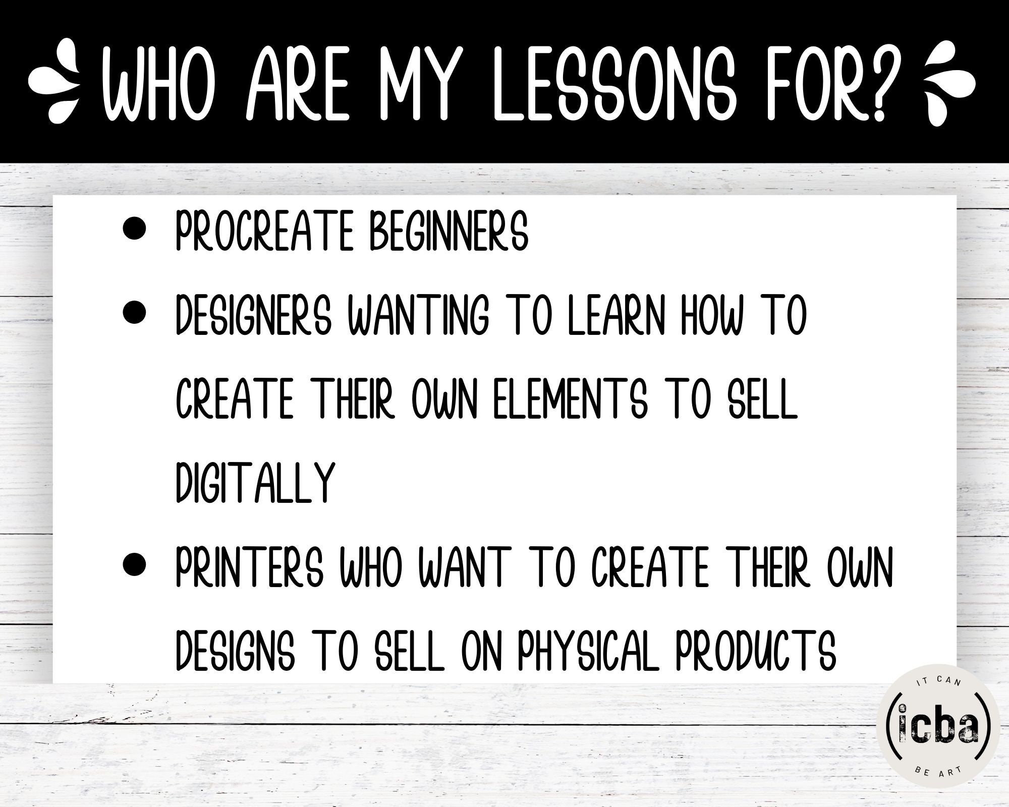 Procreate Lessons for Beginners How to Make Design Elements Etsy