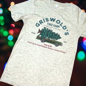 Griswold’s Tree Farm Christmas T-Shirt Funny Holiday Graphic Tee Family Christmas Shirt Unisex Christmas Vacation Shirt Gift