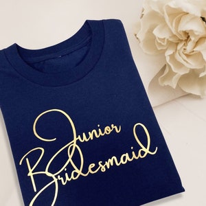 Junior Bridesmaid Tshirt / Matching Wedding Tshirts
