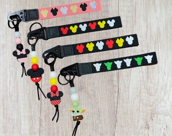 Personalized Wristlet Lanyard Keychain
