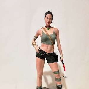 Handgefertigte Lara Croft Statue: Tomb Raider Charakter Figur