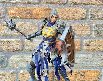 Figura de Karlach, Estatua de Baldur's Gate 3, Coleccionable de Karlach, Figura de rol hecha a mano, Decoración de juegos de fantasía, Regalo para gamers