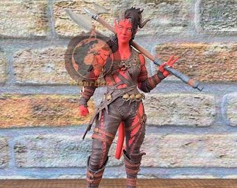 Karlach Figure,Karlach Baldurs Gate3 figure,Karlach  statue