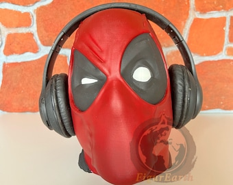 Handmade Deadpool Headphone Stand: Gamer Gift