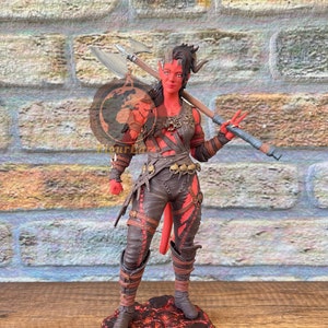 Karlach Figure,Karlach Baldurs Gate3 figure,Karlach  statue